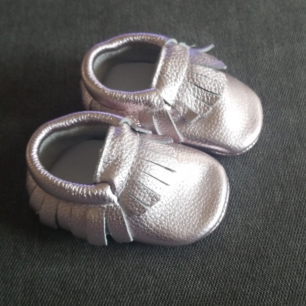 Leather moccasins